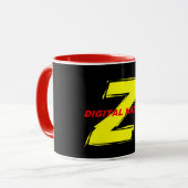 DIGITALE NATIVE Tasse (Vorderseite Links)