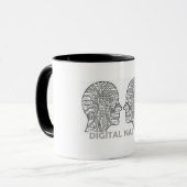DIGITALE NATIVE Tasse (Vorderseite Links)