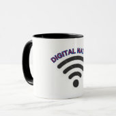 Digitale native Tasse (Vorderseite Links)