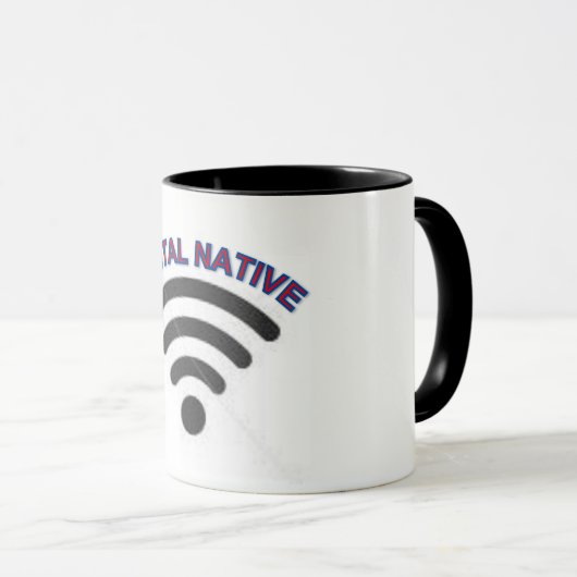 Digitale native Tasse (VorderseiteRechts)