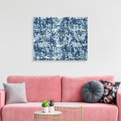 Digitale Navy-Camouflage-Camouflage-Dekoration Leinwanddruck (Insitu (Wohnzimmer))