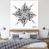 Digitale Originalarbeit Leinwanddruck (Insitu (Schlafzimmer))