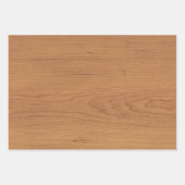 Digitale Print aus Braunholz Geschenkpapier Set (Vorderseite 2)