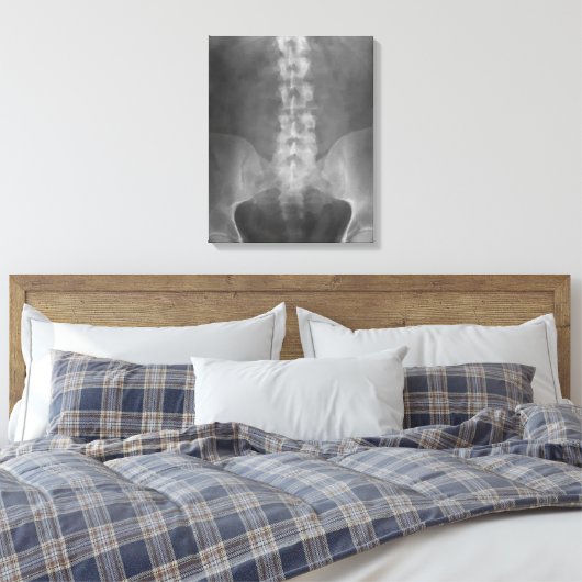 Digitale Ray Art Wrapped Canvas Leinwanddruck (Insitu (Schlafzimmer))