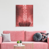 Digitale Ray Art Wrapped Canvas Leinwanddruck (Insitu (Wohnzimmer))