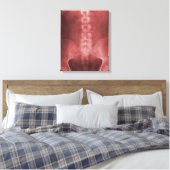 Digitale Ray Art Wrapped Canvas Leinwanddruck (Insitu (Schlafzimmer))