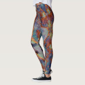 Digitale Schafwolle mit farbiger Farbe verschmiert Leggings (Links)