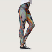 Digitale Schafwolle mit farbiger Farbe verschmiert Leggings (Rechts)