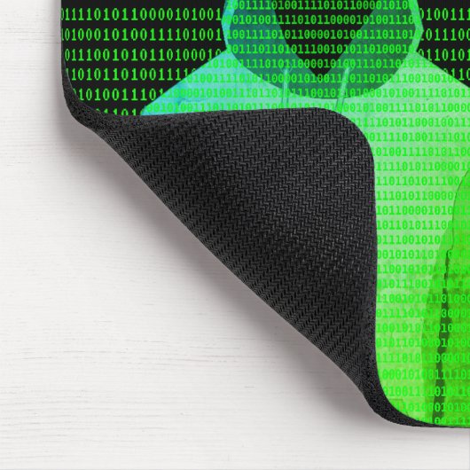 Digitale Sicherheit - Unternehmenstext zur Bekämpf Mousepad (Ecke)