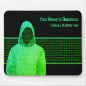 Digitale Sicherheit - Unternehmenstext zur Bekämpf Mousepad (Vorne)