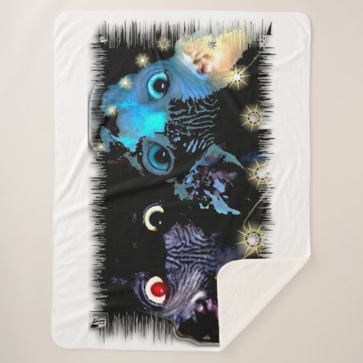 Digitale Sphynx-Katzen Sherpadecke (Vorderseite)