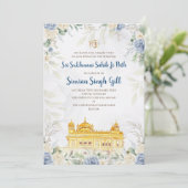 Digitale Sri Sukhmani Sahib Path Einladung (Stehend Vorderseite)
