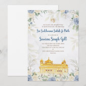 Digitale Sri Sukhmani Sahib Path Einladung (Vorne/Hinten)