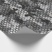 "DIGITALE STÄDTISCHE CAMOUFLAGE" GESCHENKPAPIER (Ecke)