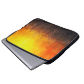 Digitale Struktur der Malerei. Abstrakte Kunst Laptopschutzhülle (Vorne Knopf)