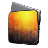 Digitale Struktur der Malerei. Abstrakte Kunst Laptopschutzhülle (Vorderseite Links)