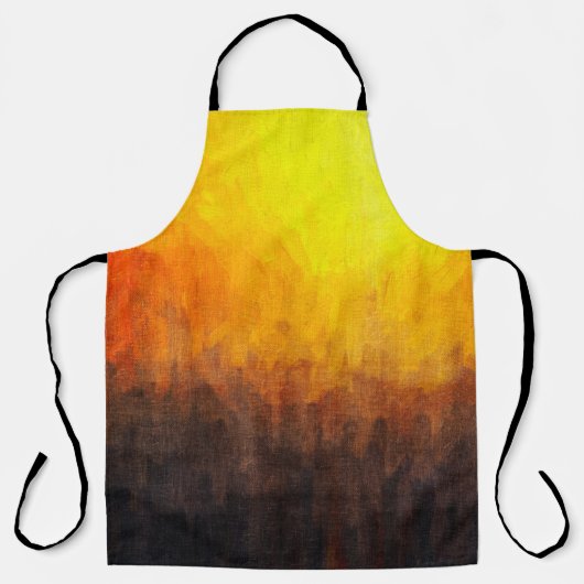 Digitale Struktur der Malerei. Abstrakte Kunst Schürze (Vorderseite)