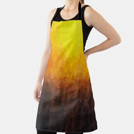 Digitale Struktur der Malerei. Abstrakte Kunst Schürze (InSitu)