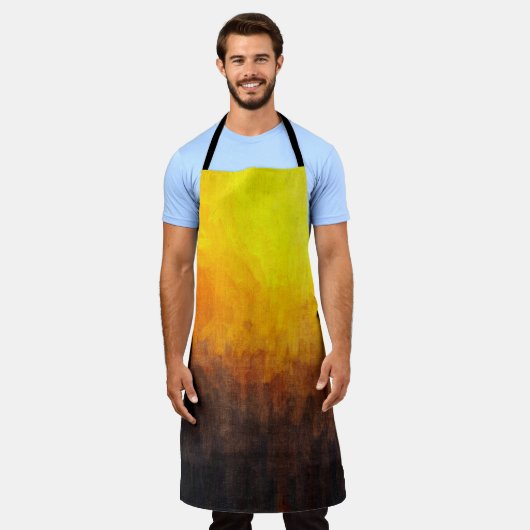 Digitale Struktur der Malerei. Abstrakte Kunst Schürze (Getragen)