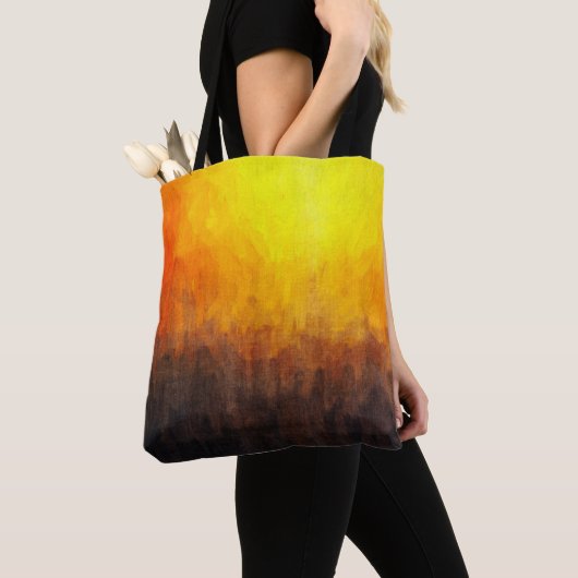 Digitale Struktur der Malerei. Abstrakte Kunst Tasche (Von Nahem)