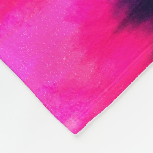 Digitale Struktur der Malerei. Nachtstädte Fleecedecke (Ecke)