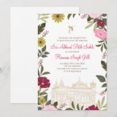 Digitale Sukhmani-Path oder Akhand-Path-Einladung Einladung (Vorne/Hinten)