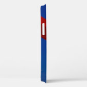 Digitale Tapete in Rot und Blau Case-Mate iPhone Hülle (Rückseite / Rechts)