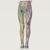 Digitale Tarnung – Doppelte Tarnung Leggings (Vorderseite)
