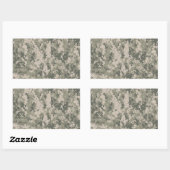 digitale Tarnung Rechteckiger Aufkleber (Blatt)