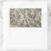 digitale Tarnung Rechteckiger Aufkleber (Tasche)