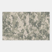 digitale Tarnung Rechteckiger Aufkleber (Vorderseite)