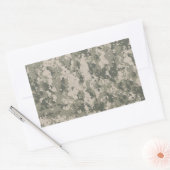 digitale Tarnung Rechteckiger Aufkleber (Umschlag)