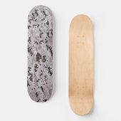 Digitale Tarnung – Schwarz-Graues LG-Tarnmuster Skateboard (Vorderseite)
