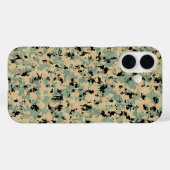 Digitale Tarnung – Tan-Green SM-Tarnmuster Case-Mate iPhone Hülle (Rückseite (Horizontal))