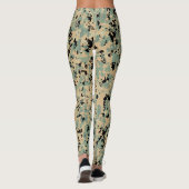 Digitale Tarnung – Tan-Green SM-Tarnmuster Leggings (Rückseite)