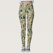 Digitale Tarnung – Tan-Green SM-Tarnmuster Leggings (Vorderseite)