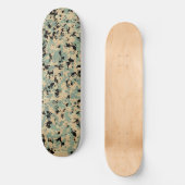 Digitale Tarnung – Tan-Grün MED-Tarnmuster Skateboard (Vorderseite)