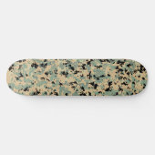 Digitale Tarnung – Tan-Grün MED-Tarnmuster Skateboard (Horizontal)