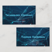 Digitale Technologie - Startup Moderne Elegante Kr Visitenkarte (Vorne/Hinten)