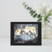 Digitale Tintenaufnahme der Cactus Blume Postkarte (Stehend Vorderseite)