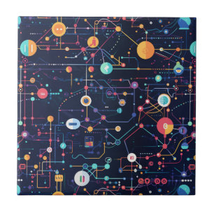 Digitale Transformation Fliese