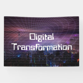 Digitale Transformation für Geschäftsbanner Banner