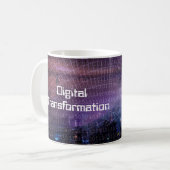 Digitale Transformation für Unternehmen Kaffeetasse (Vorderseite Links)