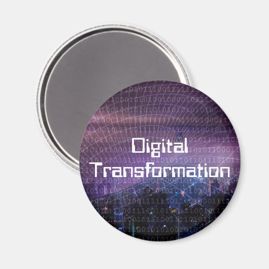 Digitale Transformation für Unternehmen Magnet (Vorderseite/Rückseite)