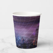 Digitale Transformation für Unternehmen Pappbecher (Rückseite)