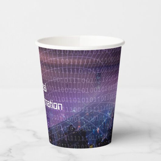 Digitale Transformation für Unternehmen Pappbecher (Links)