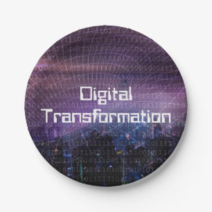 Digitale Transformation für Unternehmen Pappteller