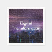 Digitale Transformation für Unternehmen Serviette (Vorderseite)