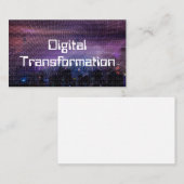 Digitale Transformation für Unternehmen Visitenkarte (Vorne/Hinten)