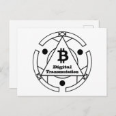 Digitale Transmutationalchemie Postkarte (Vorne/Hinten)